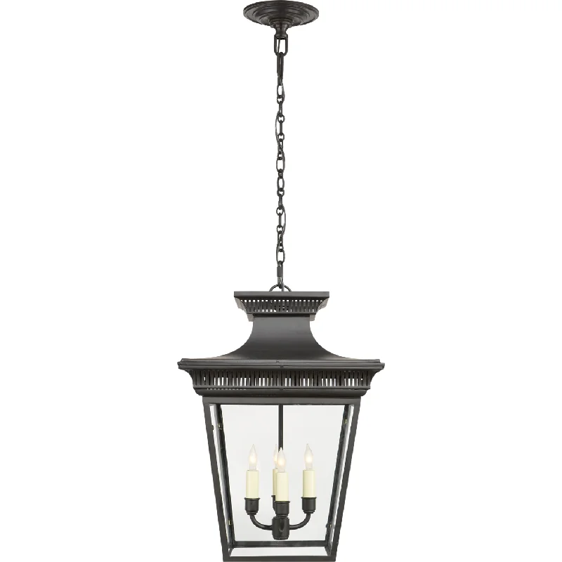 Track lighting with swivel heads for precise aimingElsinore Medium Hanging Lantern Track lighting with swivel heads for precise aimingElsinore Medium Hanging Lantern
