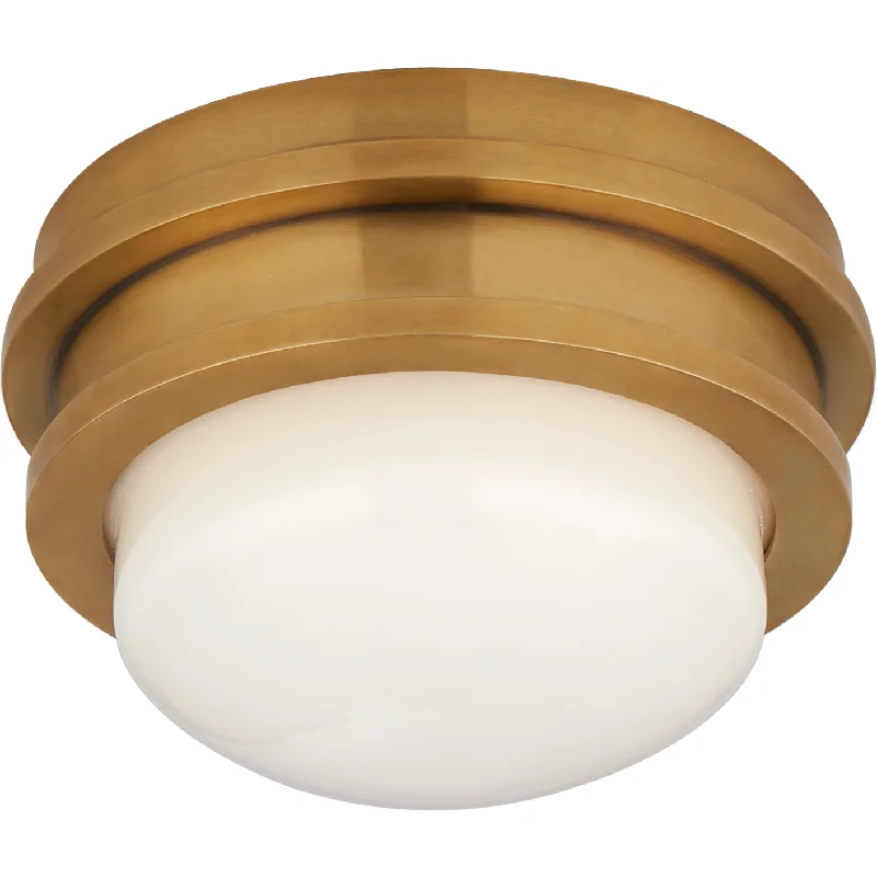 Track lighting with frosted glass shadesLaunceton 5" Solitaire Flush Mount