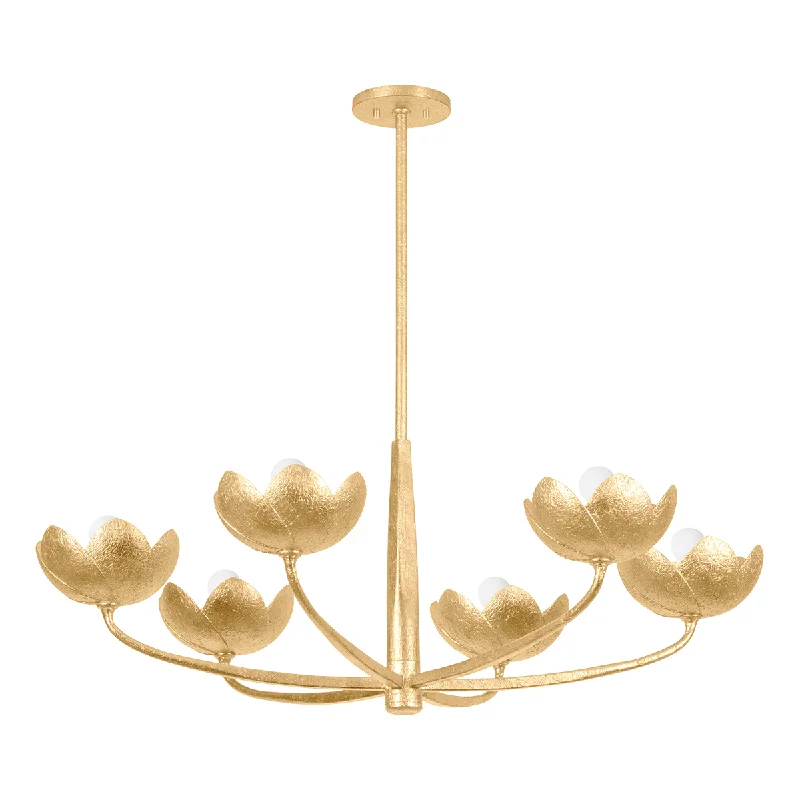 Track lighting with adjustable armsArcata 6-Light Chandelier