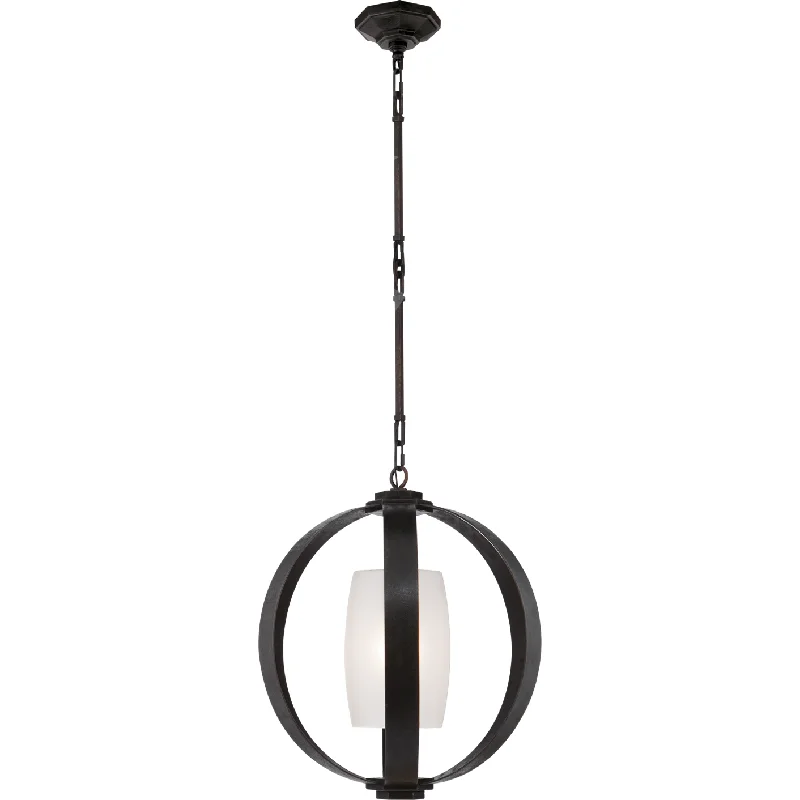 Track lighting for updating office lobbiesMetal Banded Lantern