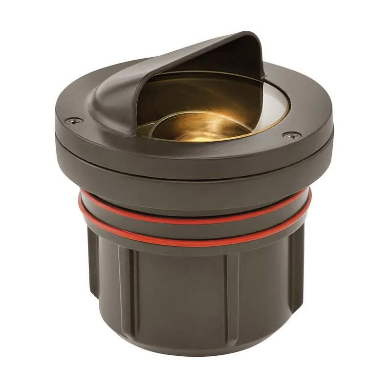 Track lighting with clear glass shadesHinkley 15708 Landscape Shielded Well Light