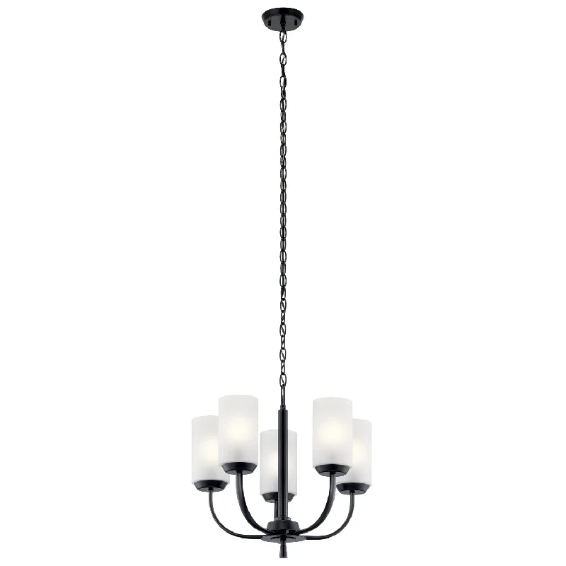 Track lighting for museums and galleriesKennewick Chandelier with Etched Glass