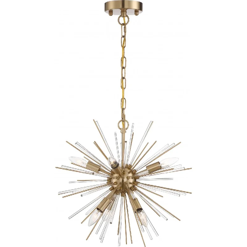 Color - Tunable Industrial Lighting for Special ApplicationsCirrus 16 in. 6 Lights Pendant Light Brass Finish Color - Tunable Industrial Lighting for Special ApplicationsCirrus 16 in. 6 Lights Pendant Light Brass Finish