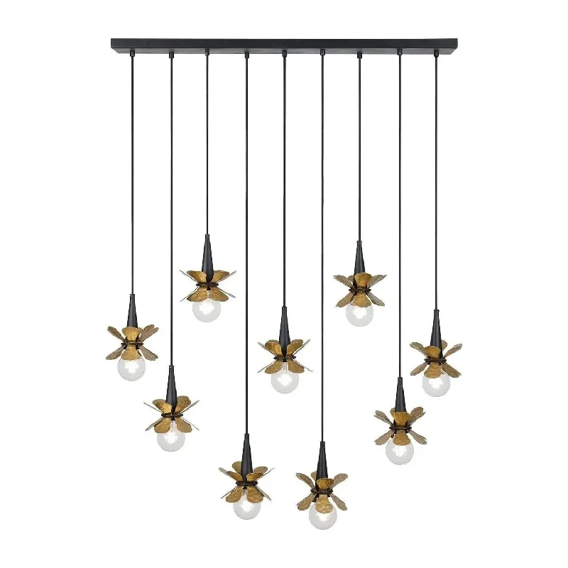 Track lighting with multiple heads for flexibilityPortinatx Linear Chandelier