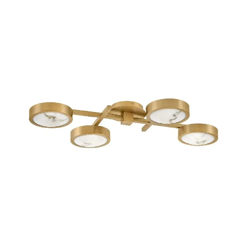 Track lighting for highlighting bookcasesCava LED Flush Mount