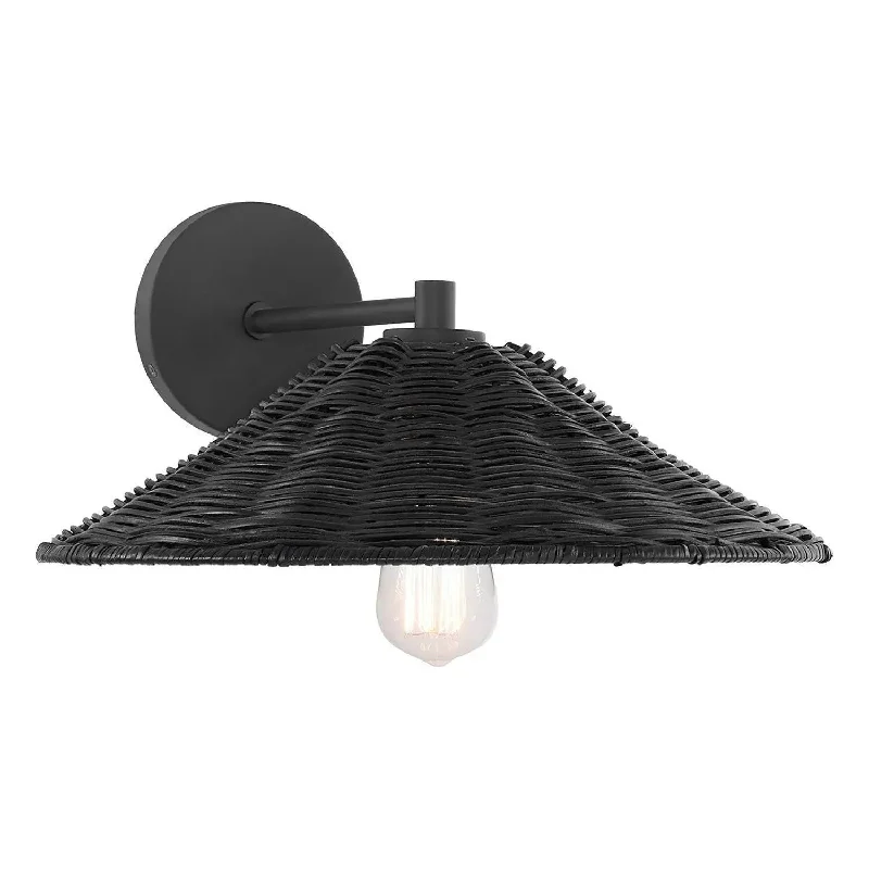 Contemporary track lighting in black finishMeridian Wall Sconce M90106