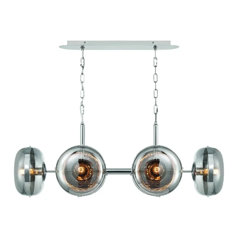 Track lighting for accentuating artworksNottingham LED Linear Chandelier