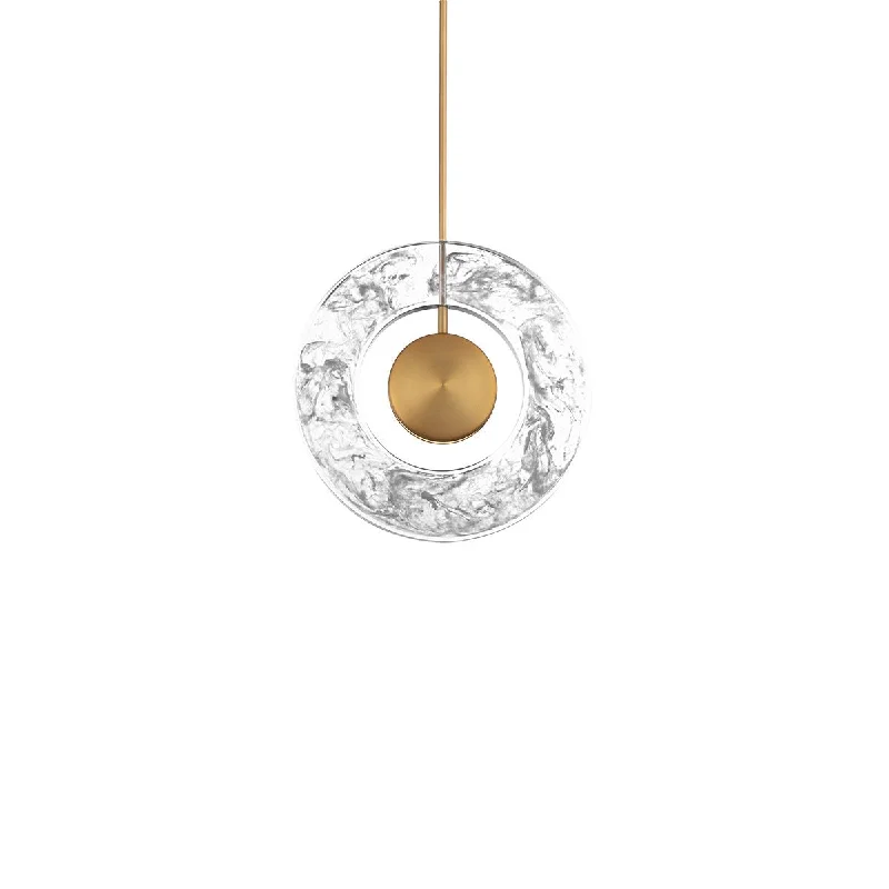 Dimmable Industrial Lighting for Ambiance ControlCymbal 14 in. LED Pendant Light Brass Finish Dimmable Industrial Lighting for Ambiance ControlCymbal 14 in. LED Pendant Light Brass Finish