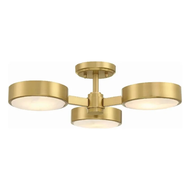 High - lumen track lighting for bright spacesOrson Semi Flush Mount