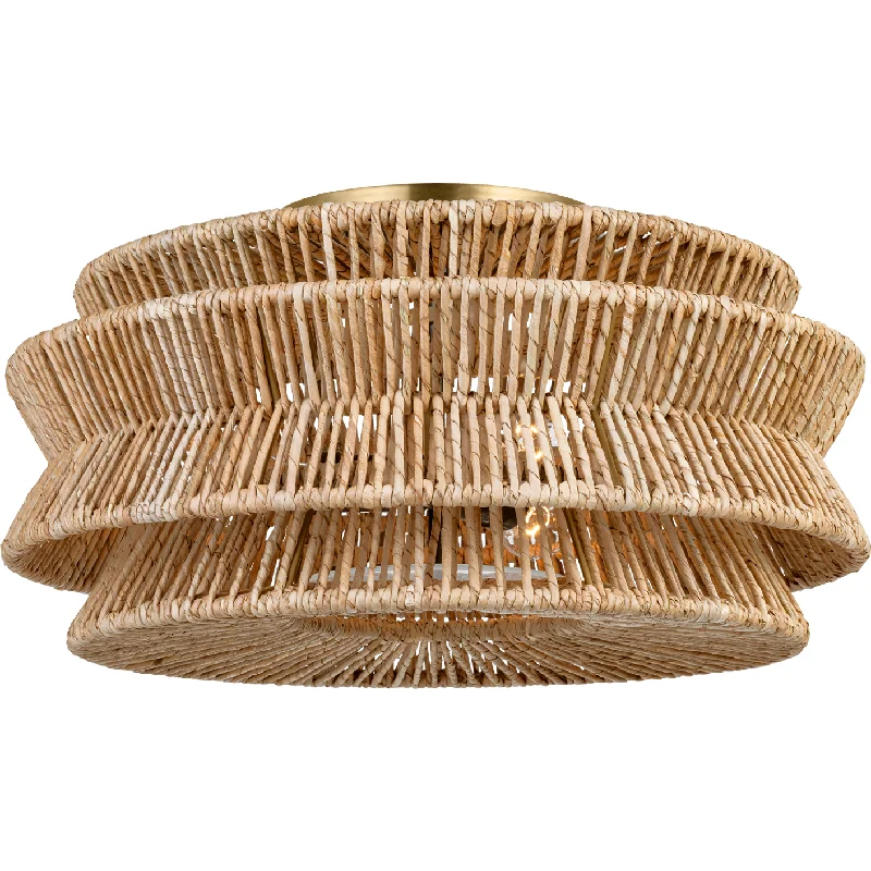 Wireless track lighting for easy installationAntigua XL Semi Flush Mount