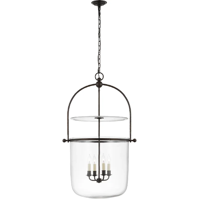 Track lighting for task lighting in workshopsLorford Large Smoke Bell Lantern
