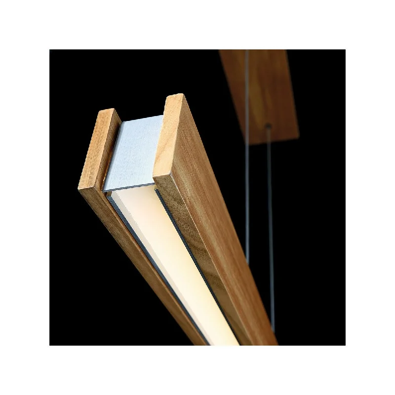 Dimmable Industrial Lighting for Ambiance ControlDrift 38 in. LED Pendant Light Almond Finish Dimmable Industrial Lighting for Ambiance ControlDrift 38 in. LED Pendant Light Almond Finish