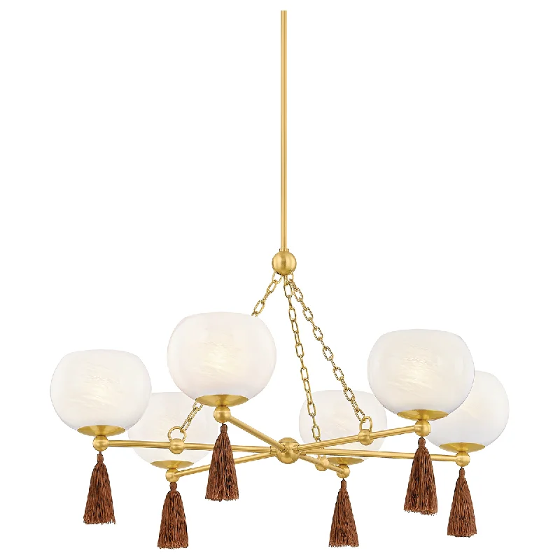 Smart track lighting with voice controlNiya 6-Light Chandelier