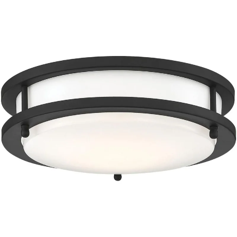 Color - Tunable Industrial Lighting for Special ApplicationsGlamour 10 in. LED Flush Mount Light Selectable CCT Black Finish Color - Tunable Industrial Lighting for Special ApplicationsGlamour 10 in. LED Flush Mount Light Selectable CCT Black Finish