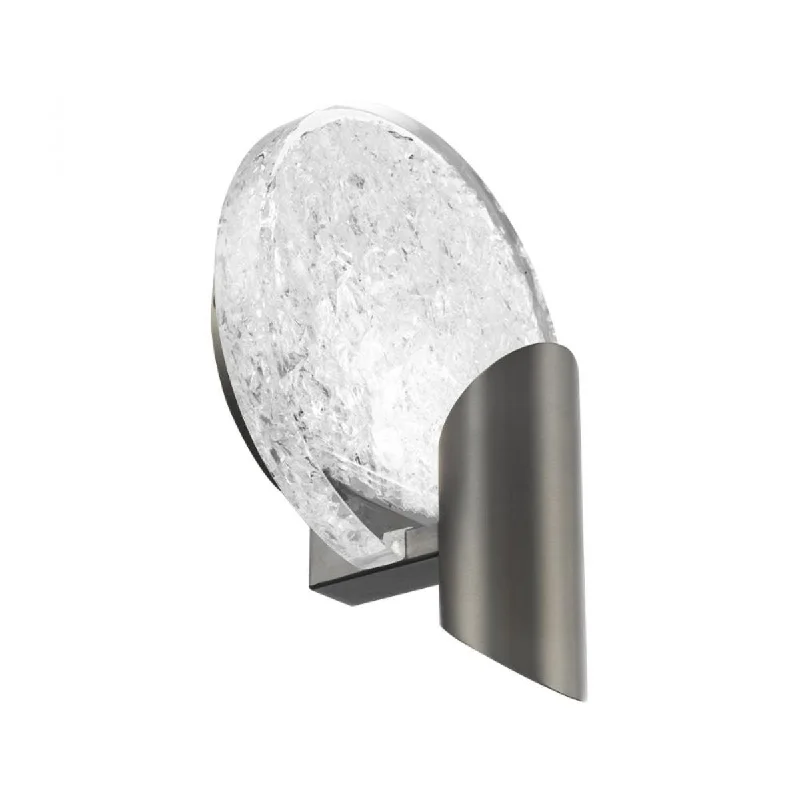 Waterproof Industrial Lighting for Wet AreasOracle 9 in. LED Armed Sconce Nickel finish Waterproof Industrial Lighting for Wet AreasOracle 9 in. LED Armed Sconce Nickel finish