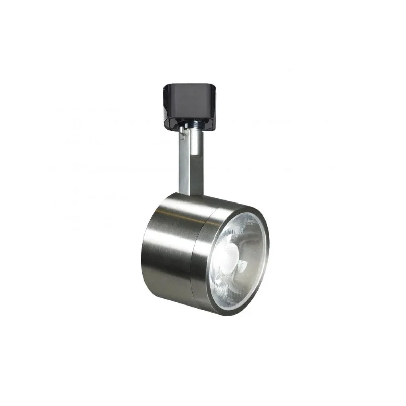 Industrial Lighting for Printing Press FacilitiesRound LED Track Head, 1000 Lumens, 12W, 3000K, Halo, 24° Beam Angle, Nickel Industrial Lighting for Printing Press FacilitiesRound LED Track Head, 1000 Lumens, 12W, 3000K, Halo, 24° Beam Angle, Nickel