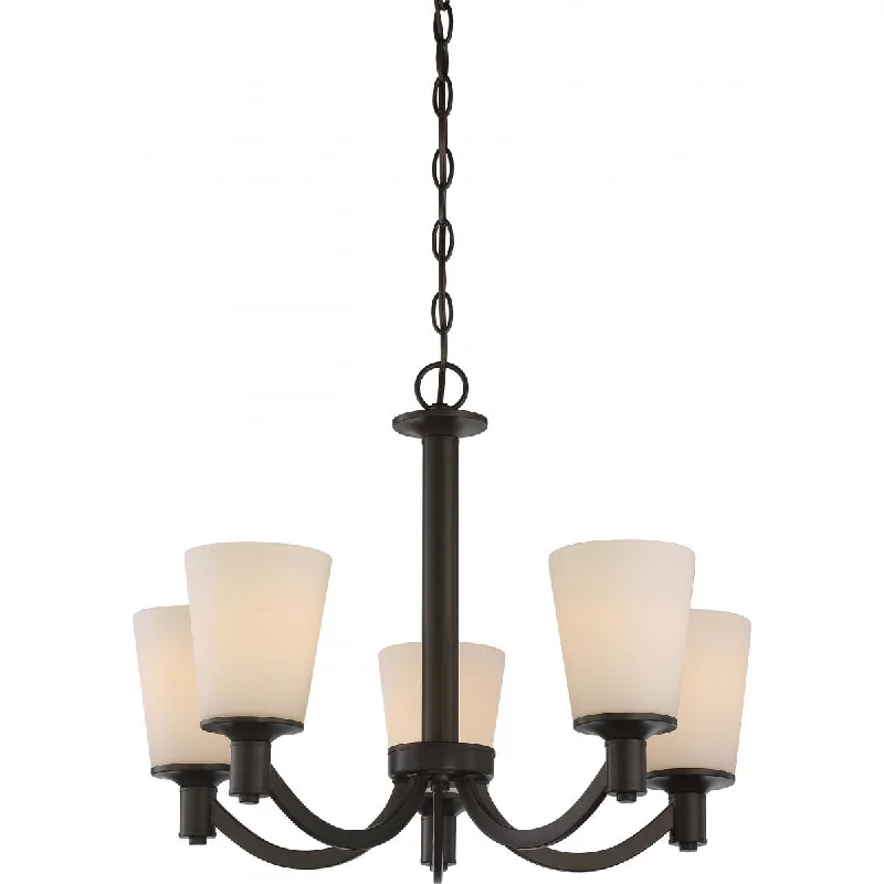 Dust - Resistant Industrial Lighting for Dirty WorkspacesLaguna 23 in. 5 Lights Chandelier Bronze Finish Dust - Resistant Industrial Lighting for Dirty WorkspacesLaguna 23 in. 5 Lights Chandelier Bronze Finish