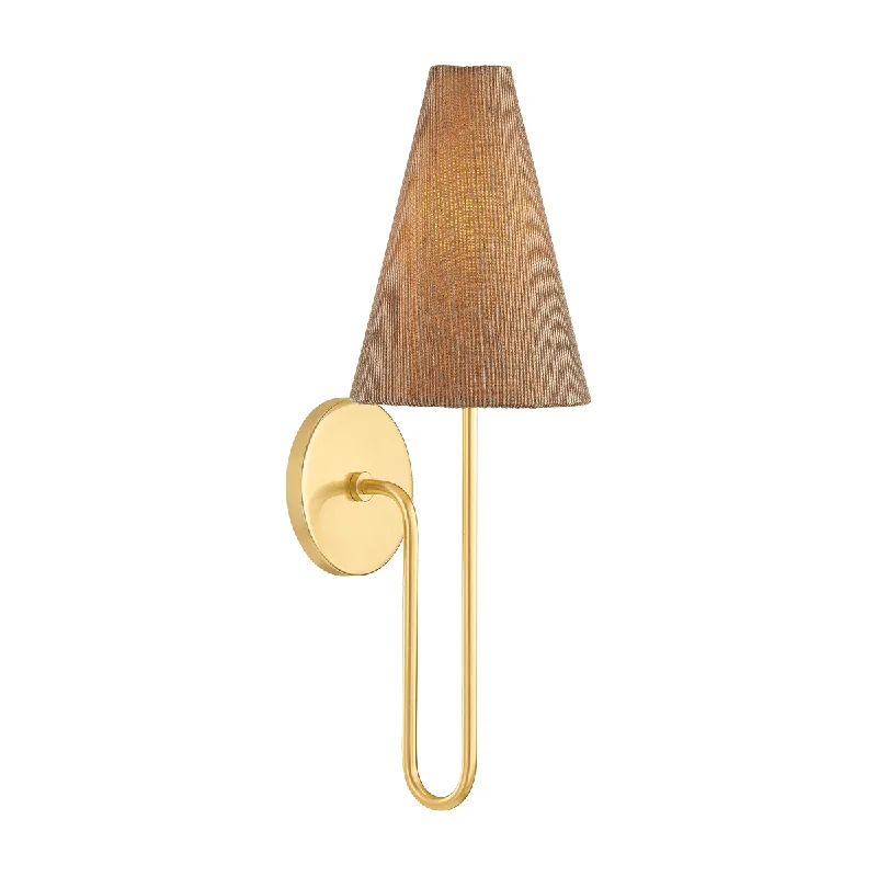 Wireless track lighting for easy installationJessel 1-Light Wall Sconce