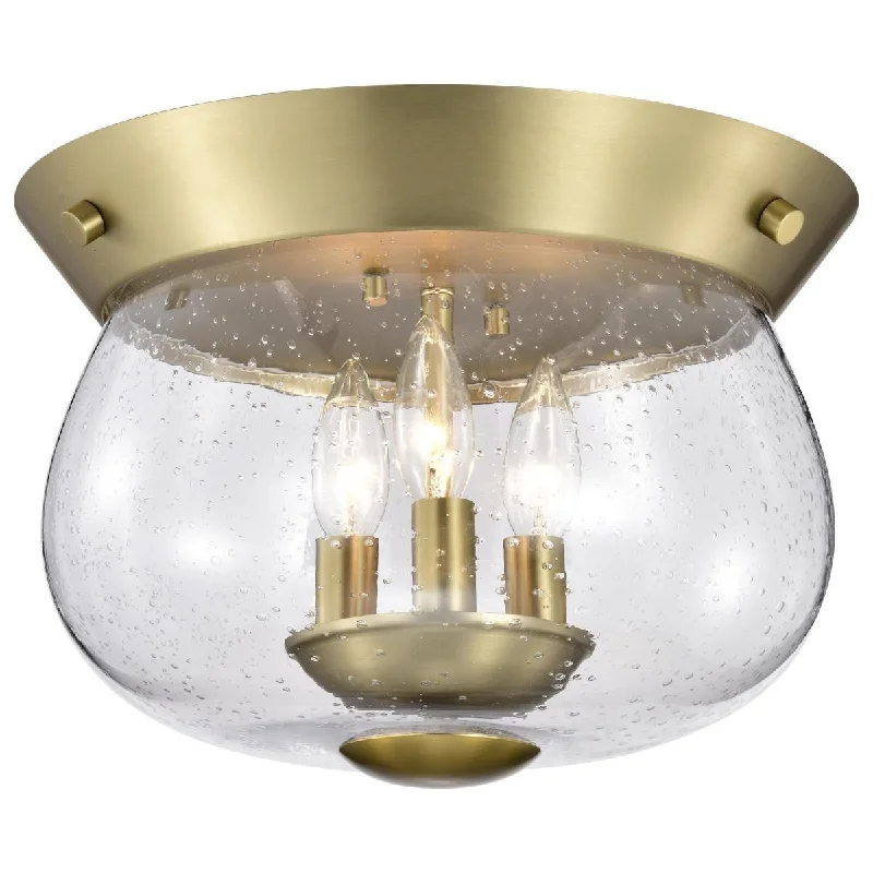 Industrial Lighting for Furniture FactoriesBoliver 14 in. 3 lights Flush Mount Light Vintage Brass Finish Industrial Lighting for Furniture FactoriesBoliver 14 in. 3 lights Flush Mount Light Vintage Brass Finish
