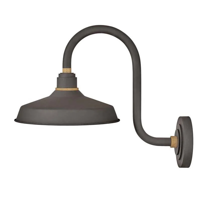 High - lumen track lighting for bright spacesart deco wall lamps with geometric patterns for a retro - inspired bathroomHinkley 10362 Outdoor Foundry Classic Sign Wall Light