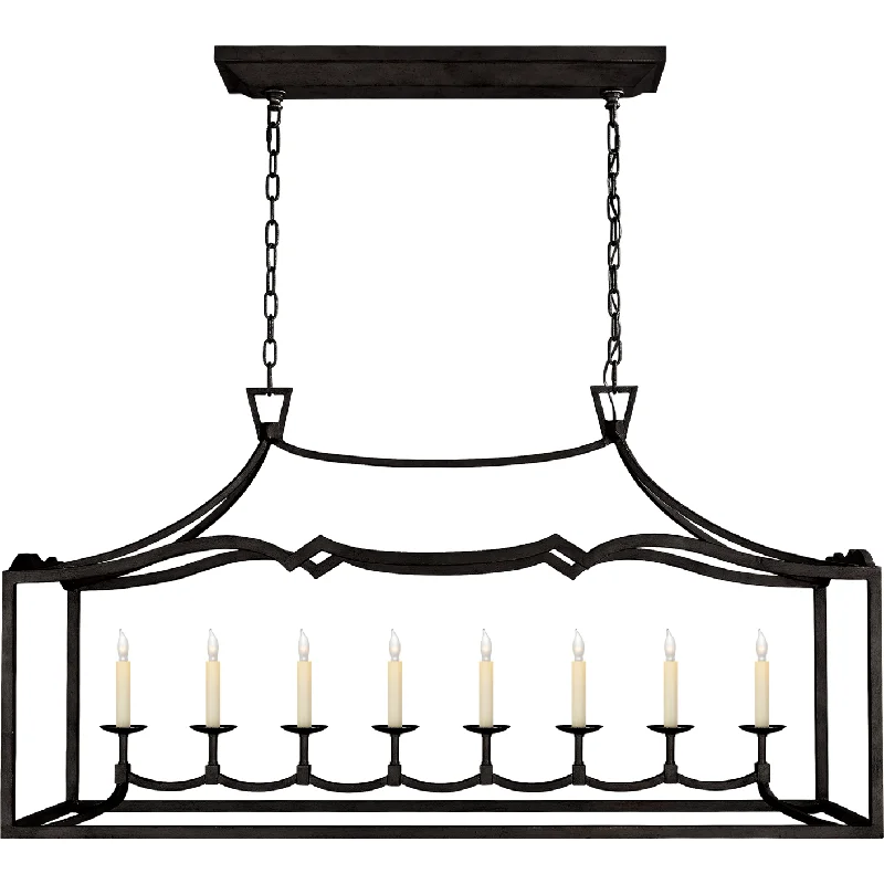 Track lighting for retail window displaysFancy Darlana Large Linear Pendant