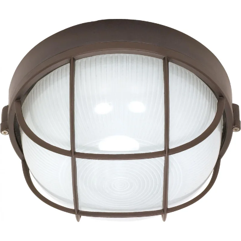 Industrial Lighting for Automotive Manufacturing Plants10 In. Outdoor Industrial Bulkhead Light Bronze finish Industrial Lighting for Automotive Manufacturing Plants10 In. Outdoor Industrial Bulkhead Light Bronze finish