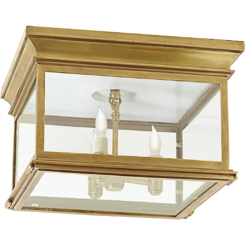 Track lighting for highlighting bookcasesClub Large Square Flush Mount