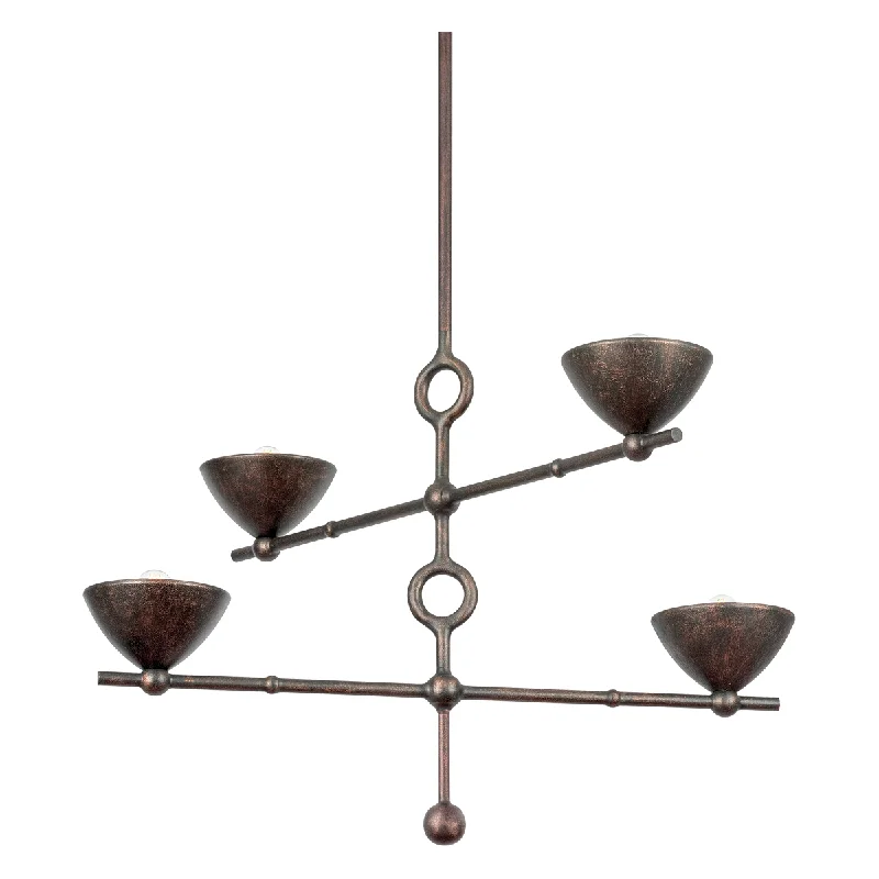 Track lighting for modernizing traditional interiorsVishal 4-Light Chandelier