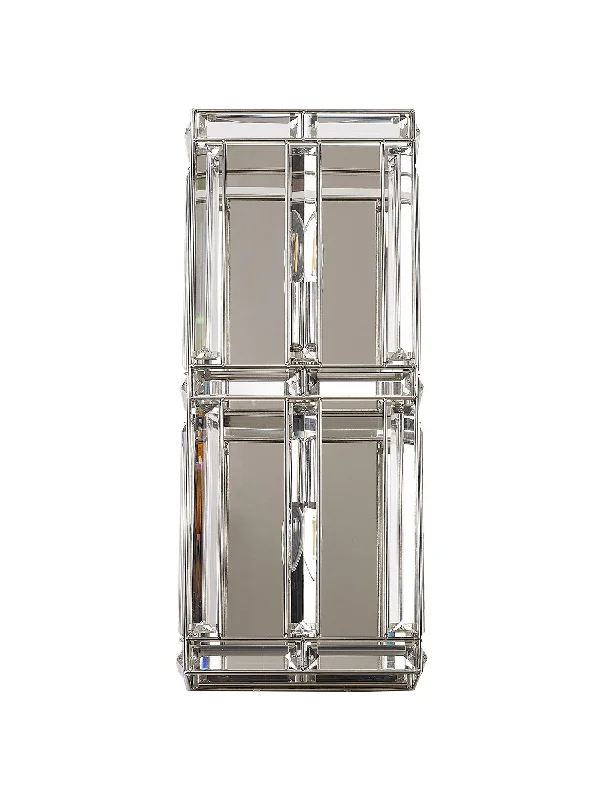 Track lighting for highlighting kitchen cabinetsmetal wall lamps with a matte black finish for a sleek and modern lookHound Rectangular/Square Wall Light, 2 Light E14, Polished Nickel Track lighting for highlighting kitchen cabinetsmetal wall lamps with a matte black finish for a sleek and modern lookHound Rectangular/Square Wall Light, 2 Light E14, Polished Nickel