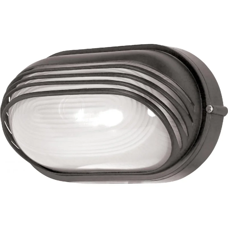 Industrial Lighting for Metal Fabrication Shops10 In. Outdoor Oval Bulkhead Light Bronze finish Industrial Lighting for Metal Fabrication Shops10 In. Outdoor Oval Bulkhead Light Bronze finish