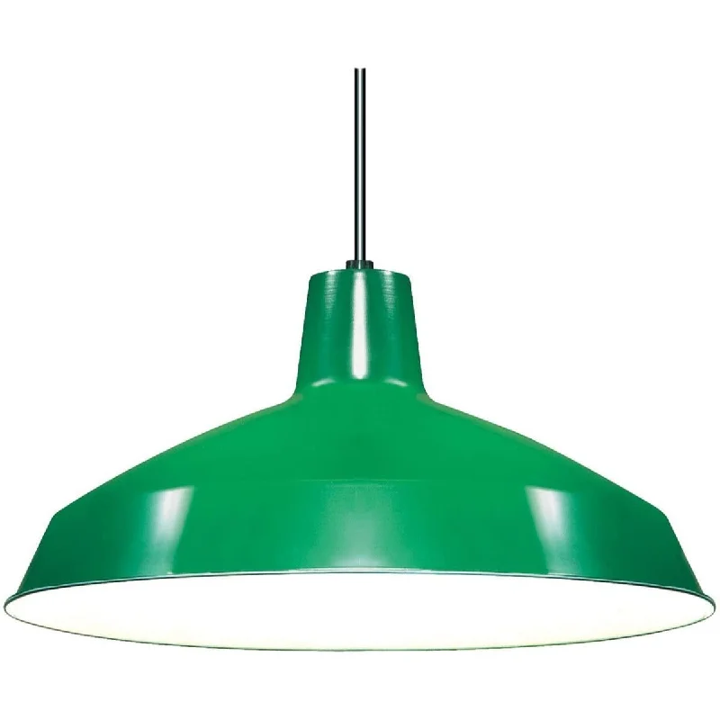 Explosion - Proof Industrial Lighting for Hazardous LocationsWarehouse 16 in. Pendant Light Green Finish Explosion - Proof Industrial Lighting for Hazardous LocationsWarehouse 16 in. Pendant Light Green Finish