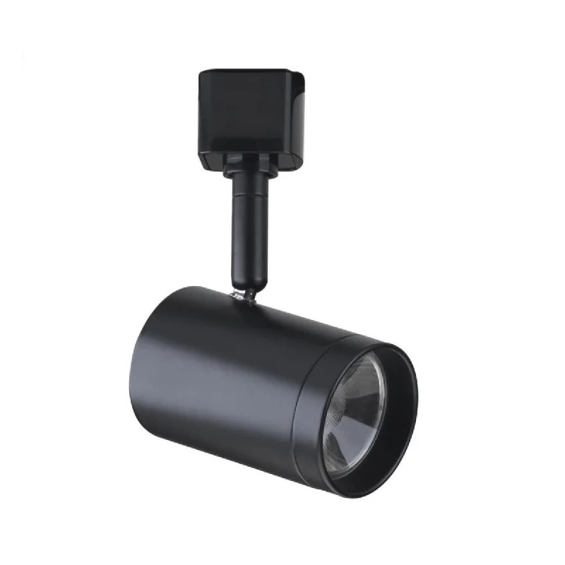 Adjustable Industrial Lighting for Flexible IlluminationLED Track Head Small Cylinder 12W, 1000 Lumens 3000K, Halo, 36°, Black Adjustable Industrial Lighting for Flexible IlluminationLED Track Head Small Cylinder 12W, 1000 Lumens 3000K, Halo, 36°, Black
