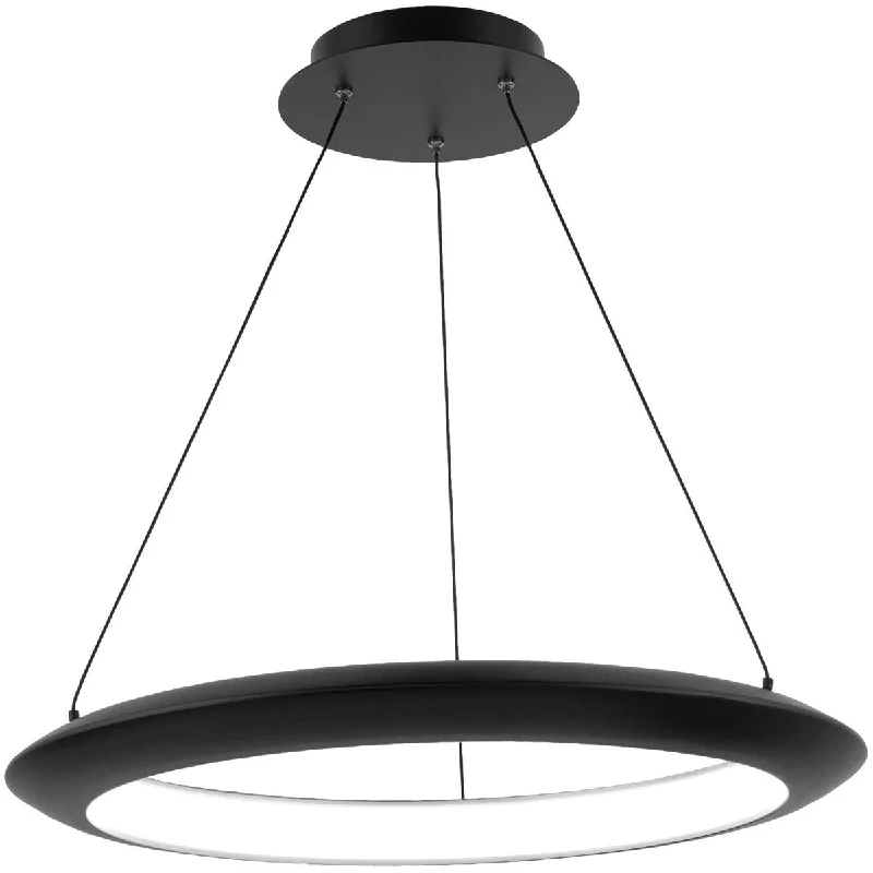 Industrial Lighting for Furniture FactoriesThe Ring 24 in. LED Chandelier 3000K Black Finish Industrial Lighting for Furniture FactoriesThe Ring 24 in. LED Chandelier 3000K Black Finish