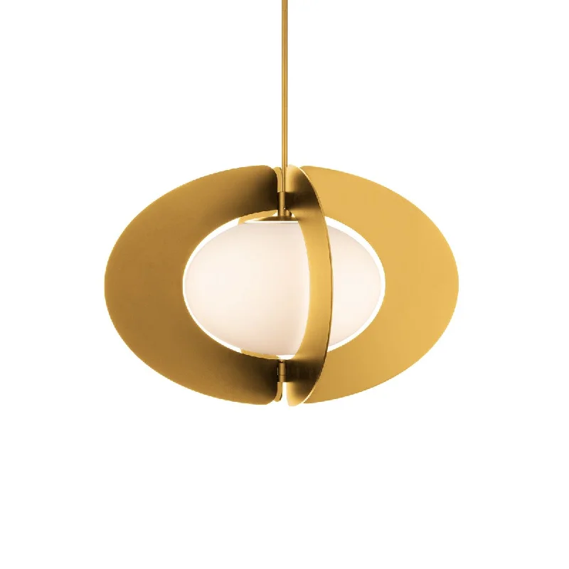 Energy - Efficient Industrial Lighting for Cost - SavingsEchelon 24 in. LED Pendant Light Brass finish