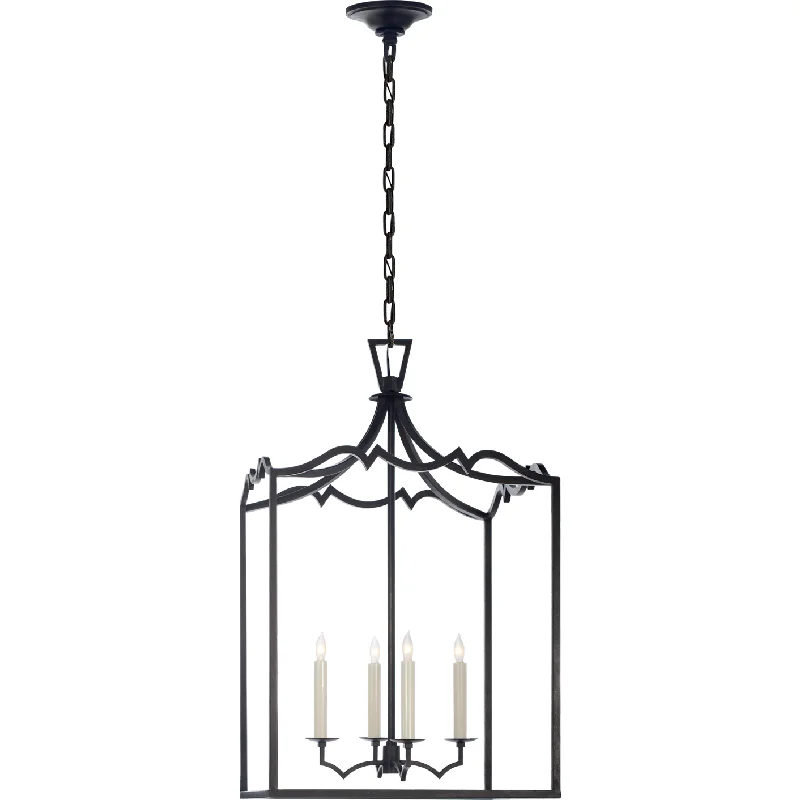 Wireless track lighting for easy installationDarlana Medium Fancy Lantern