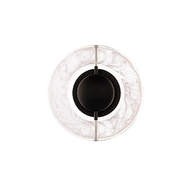 Waterproof Industrial Lighting for Wet AreasCymbal 10 in. LED Wall Sconce Black finish Waterproof Industrial Lighting for Wet AreasCymbal 10 in. LED Wall Sconce Black finish
