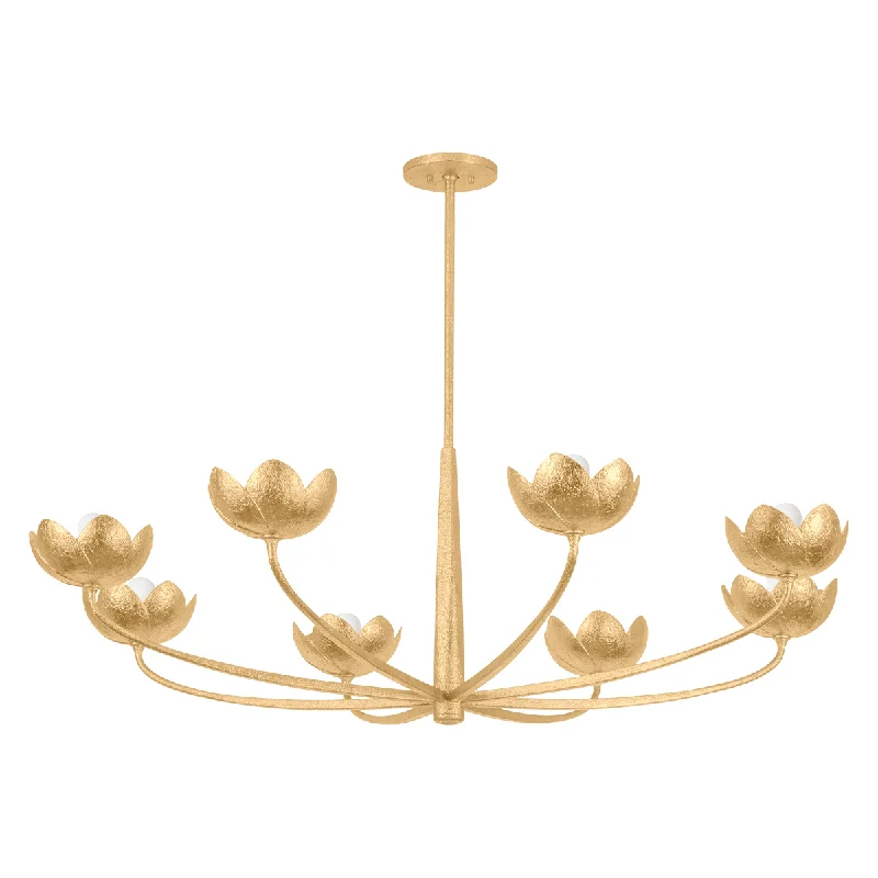 Rustic track lighting for farmhouse decorArcata 8-Light Chandelier