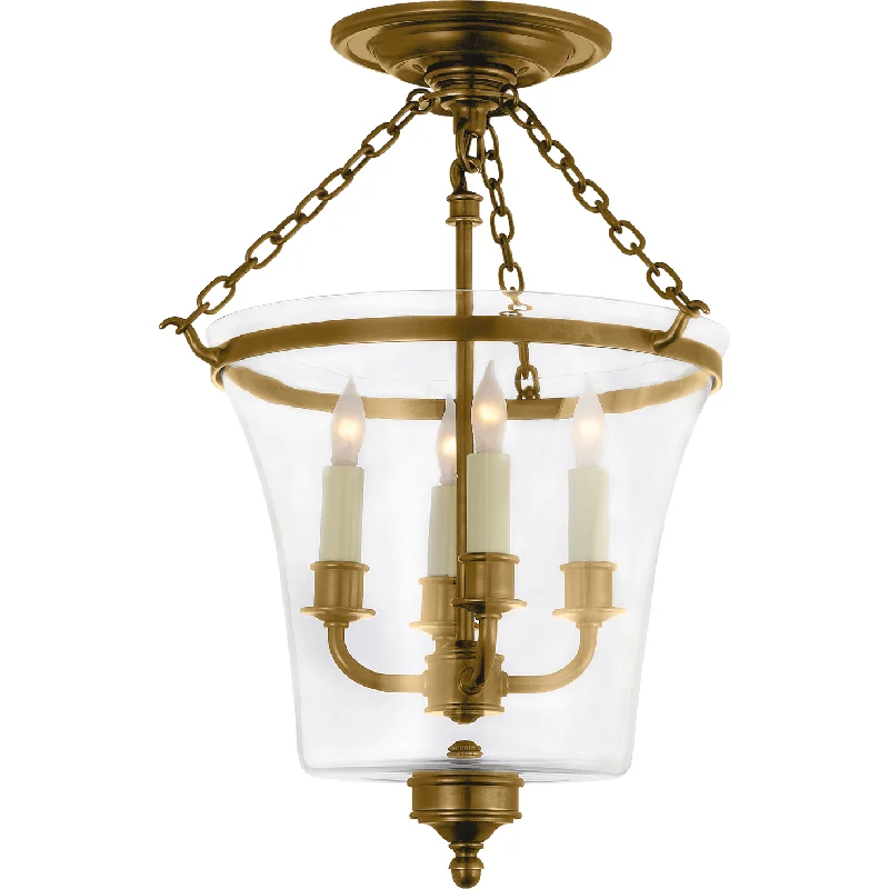 Track lighting with a chunky, bold designSussex Semi Flush Mount Bell Jar Lantern
