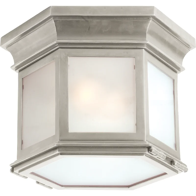 Track lighting for task lighting in workshopsClub Small Hexagonal Flush Mount