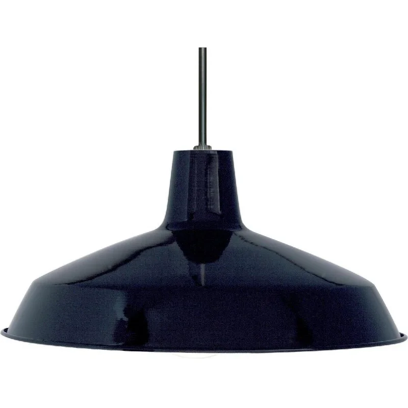 Energy - Efficient Industrial Lighting for Cost - SavingsWarehouse 16 in. Pendant Light Black Finish Energy - Efficient Industrial Lighting for Cost - SavingsWarehouse 16 in. Pendant Light Black Finish