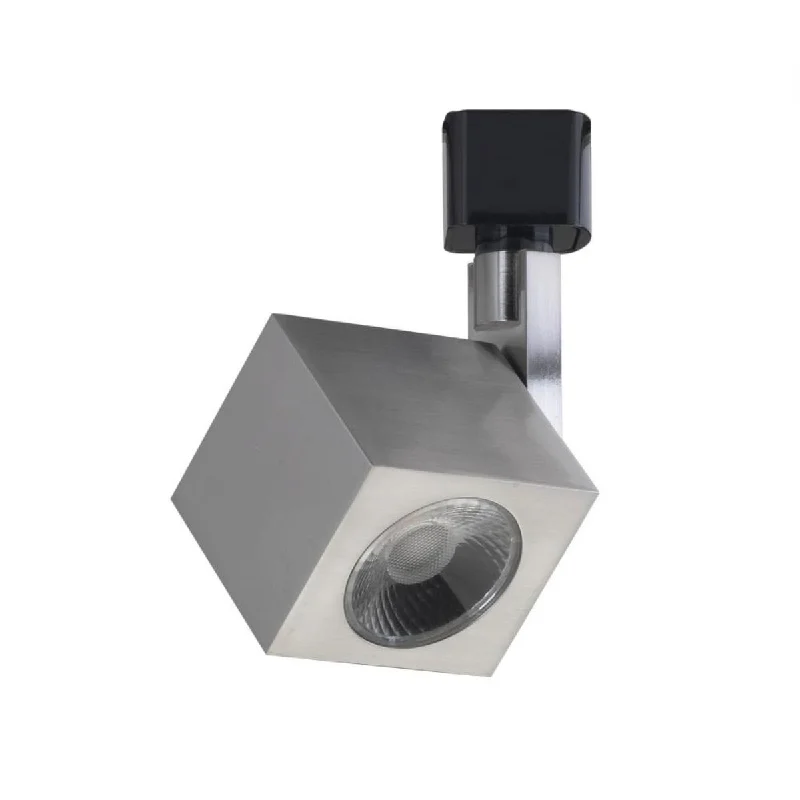 Industrial Lighting for Metal Fabrication ShopsLED Track Head Square 12W 1000 Lumens 3000K, Halo, 36°, Nickel Industrial Lighting for Metal Fabrication ShopsLED Track Head Square 12W 1000 Lumens 3000K, Halo, 36°, Nickel