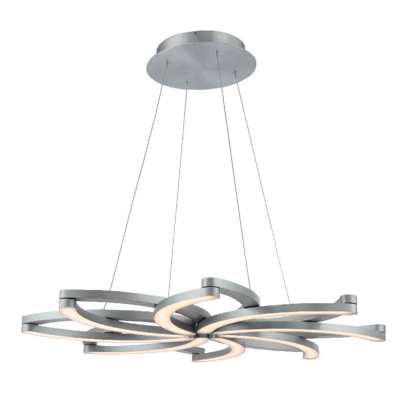 White track lighting for a clean lookBloom Chandelier