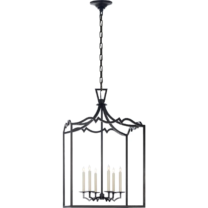 Rustic track lighting for farmhouse decorDarlana Large Fancy Lantern