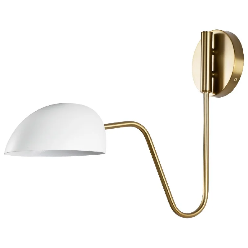 Industrial Lighting for Woodworking FactoriesTrilby 16 In.Swing Arm Wall Sconce White Finish Industrial Lighting for Woodworking FactoriesTrilby 16 In.Swing Arm Wall Sconce White Finish