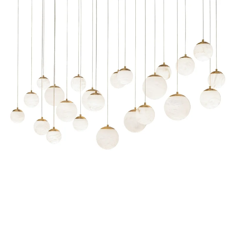 Outdoor - rated track lighting for patiosPisces Multilight Linear Pendant Light
