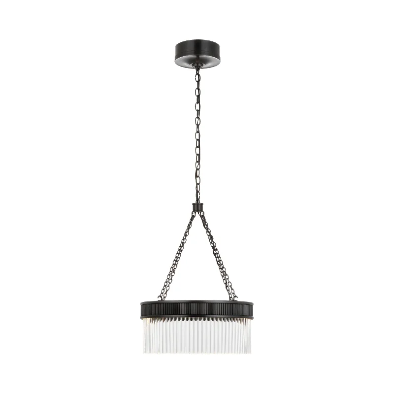 Track lighting with clear glass shadesMenil LED Chandelier