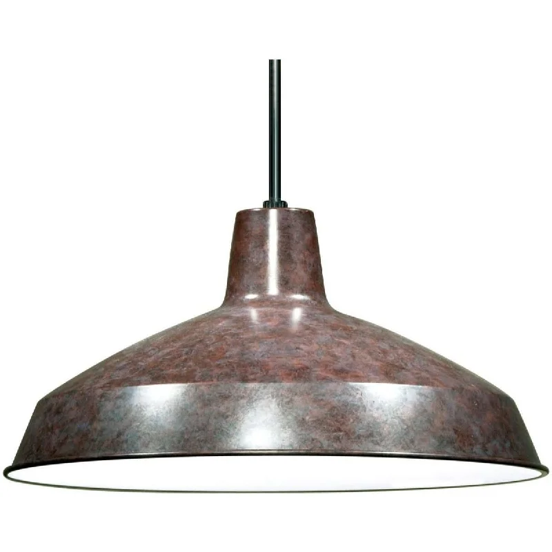High - Bay LED Industrial Lighting for WarehousesWarehouse 16 in. Pendant Light Bronze Finish