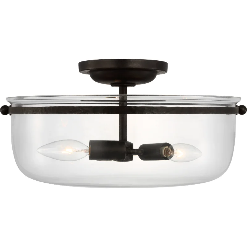 Smart track lighting with voice controlLorford Medium Semi Flush Mount