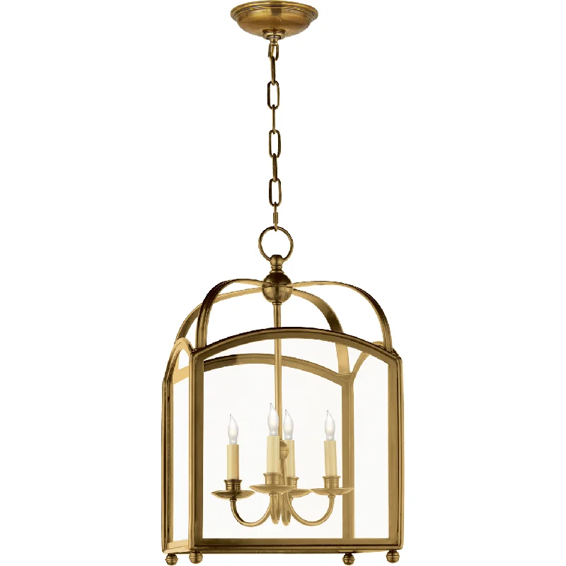 Contemporary track lighting in black finishArch Top Small Lantern