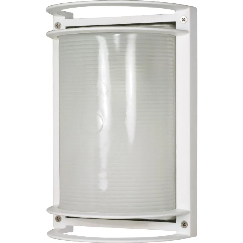Industrial Exit Sign Lighting for Quick Evacuation10 In. Outdoor Rectangle Bulkhead Light White finish Industrial Exit Sign Lighting for Quick Evacuation10 In. Outdoor Rectangle Bulkhead Light White finish